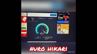 nuro hikari internet speed test