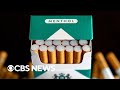 FDA announces ban on menthol cigarettes and flavored cigars