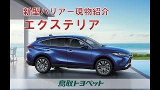 【現物確認】新型ハリアー外観ご紹介＜鳥取てハリアーなら鳥取トヨペット＞