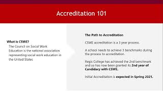 CSWE accreditation update webinar