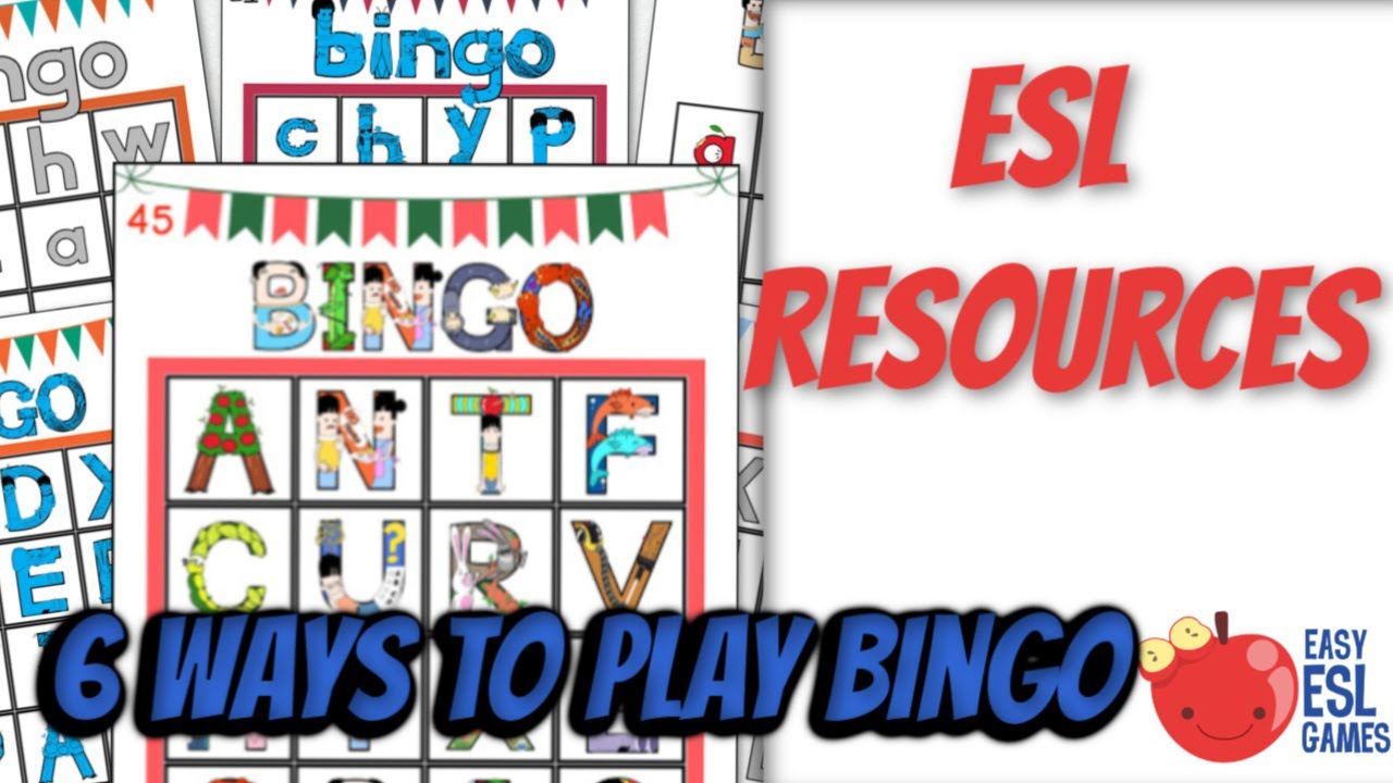 ESL Resources | 6 Ways To Play Bingo Better - Videos For Teachers - YouTube