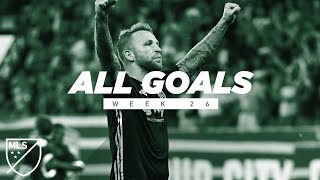 ALL GOALS from MLS Week 26 | Zlatan, Valeri, Martinez, dos Santos & more