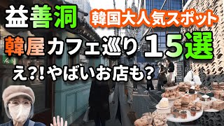 【韓国旅行 大人気】韓屋カフェ巡り１５選❣ え！！😨ヤバイお店発見？！≪益善洞≫