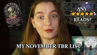 What books I have on my November TBR?