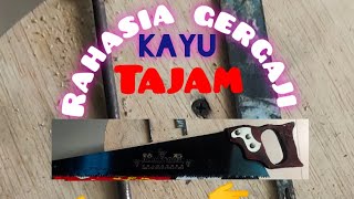 banyak yang tidak tau !! rahasia gergaji kayu tajam