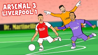 VAN DIJK & ALISSON DISASTER CLASS! (Arsenal vs Liverpool 3-1 Parody Goals Highli