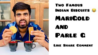 Two Famous Indian Biscuits 😂 Parle G and MariGold ~ Top reels ~ Dushyant Kukreja #shorts #ytshorts