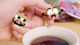Don't let me go! Suger Secret Life Of Stuff Fruits Doodles Animation | 3D Cute Food Talking Things