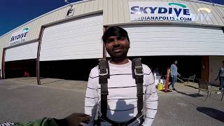 Vijay Bandaru's Tandem Skydive at Skydive Indianapolis!