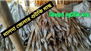 মালদা জেলায় তৈরি হচ্ছে শুটকি মাছ 🎏🐟