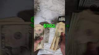 Counting cash for my cash tray set up | $902. weekly cash envelope system | #asmr #asmrsounds