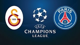Paris Saint-Germain Vs Galatasaray - U.C.L ( 1 - 0 ) 2016 / 2017- PES 2015 Gameplay