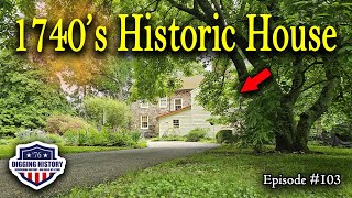 Metal Detecting 1740's Historic House & Fields for Lost Treasures