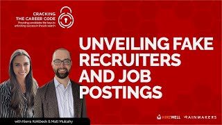 Unveiling Fake Recruiters and Job Postings - Cracking the Career Code [Ep 8]
