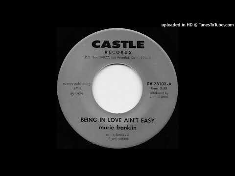 Marie Franklin – Being In Love Ain't Easy - YouTube