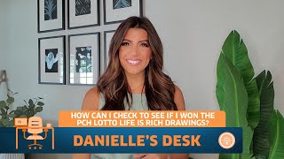 How can I check to see if I won the PCHlotto Life Is Rich drawings?