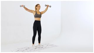 Week 5 Day 1 // Upper Body Strength Workout: Chest + Shoulders