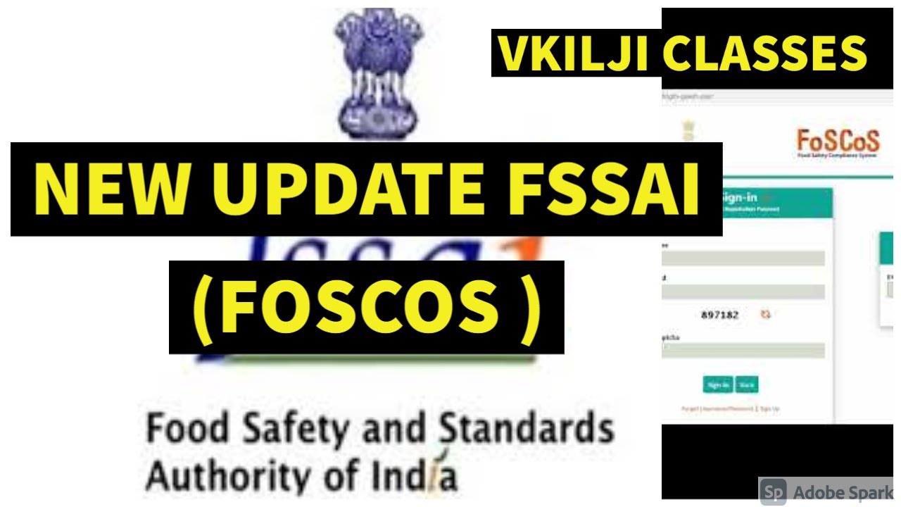 APPLY FOOD LICENSE - FOSCOS | FSSAI | NEW UPDATE 2020 - YouTube