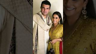 vidhya Balan with her husband ❣️❣️💗💘 #viral #bollywood #2023 #vidhyabalan #youtubeshorts