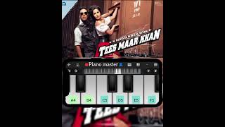 Tees Maar khan 🤪🎹 Piano tutorial walk band app (Pianomaster) #shorts