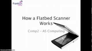How does a flatbed scanner work? AQA Computing Comp2