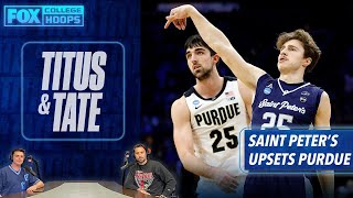 NCAA Tournament: Purdue in close battle with Saint Peter's in Sweet 16 | Titus & Tate