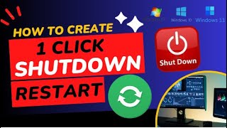How to Create 1-Click Restart and Shutdown on Windows 10 and 11: Step-by-Step Guide"