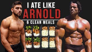 I Tried Arnold Schwarzenegger OLYMPIA Diet *blueprint to cut*