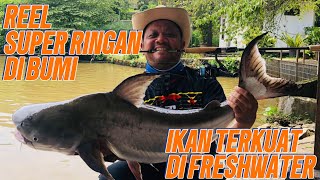 Captain Zotta Reel Super Ringan VS Hiu Air Tawar Maskotnya Ikan Freshwater