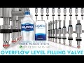 Overflow Liquid Level Filling Valve, OFLV-016. Boquilla de llenado de líquido de desbordamiento.