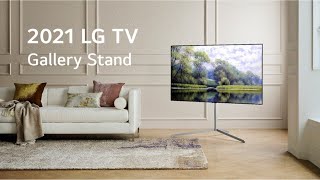 2021 LG TV Gallery Stand