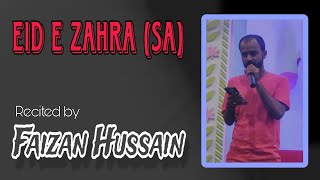 arsh e kousar m ab nahaya hai|| S faizan naqvi sb|| Jashne Eid e Zahra 2024 || Bangra Azadari 72