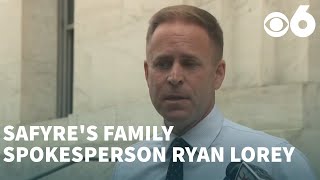 Safyre's Family Spokesperson Ryan Lorey after Leon's court appearance