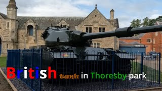 British tank in Thoresby park