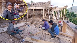 Jonson saying hello to all from new house II Update of house building@AloneAdhirajnepal