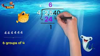 Dividing Using Standard Algorithm - 4th Grade - ESP