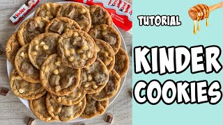 Kinder Chocolate Cookies! Recipe tutorial #Shorts