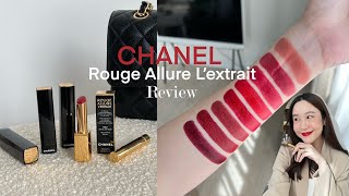 Swatch+Review ลิปใหม่จาก CHANEL Rouge Allure L’extrait ❤️ สีชัด นุ่มเนียน ปากอิ่มสวยมาก