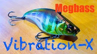 Megabass Vibration-X Rattle-In Review + Underwater Footage