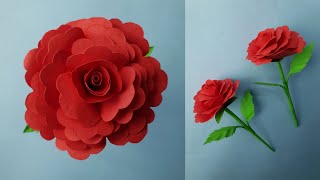 DIY valentine gift ideas | How to make beautiful rose | Origami paper rose #Artcyclopedia