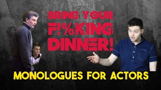 JOHN SITTON BRING YOUR DINNER RANT AS LEYTON ORIENT MANAGER: Monologues For Acting Auditions! FUNNY!