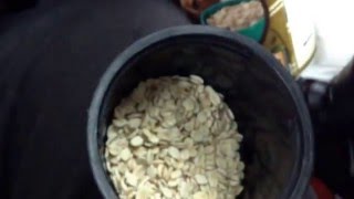 Quaker Quick Pearled Barley is rolled barley flakes instead. Quick oats are chopped rolled oats.