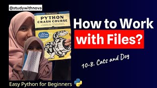 #74 Let's Code Python Crash Course | studywithnova