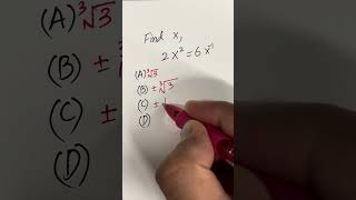 Nice Algebra Math Equation #find #findx #howtosolve #solo #solve #maths #themathscholar23 #satmath