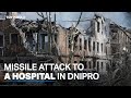 Russian missile hits healthcare facility in Dnipro, killing two