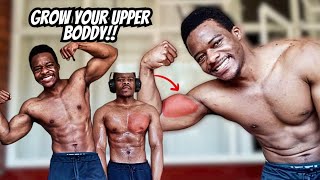 The PERFECT Biceps and Chest workout you can do at home l FOR GROWTH
