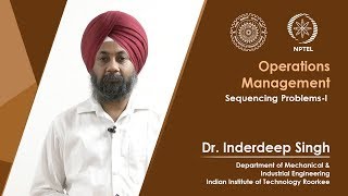 Lecture 43 Sequencing Problems-I