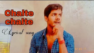 Lyrical | Chalte chalte song | mohabbatein 2000 | status | #mehulranjan #simrajjp #status #youtube
