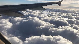 Views on aviation ទេសភាពនៅលើ យន្តហោះ airplane flight no Cambodia to Korea