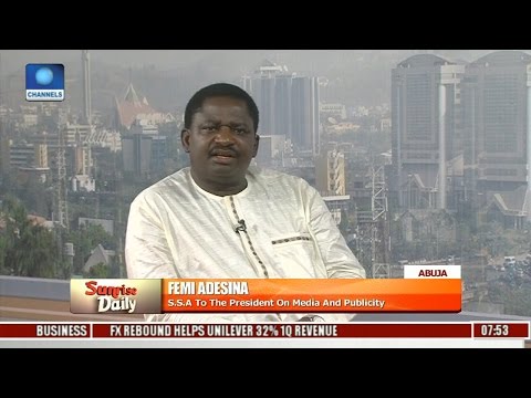 Fight Against Corruption: There Is Corruption Everywhere In Nigeria -- Femi Adesina Pt. 1 Fight Against Corruption: There Is Corruption Everywhere In Nigeria -- Femi Adesina Pt. 1